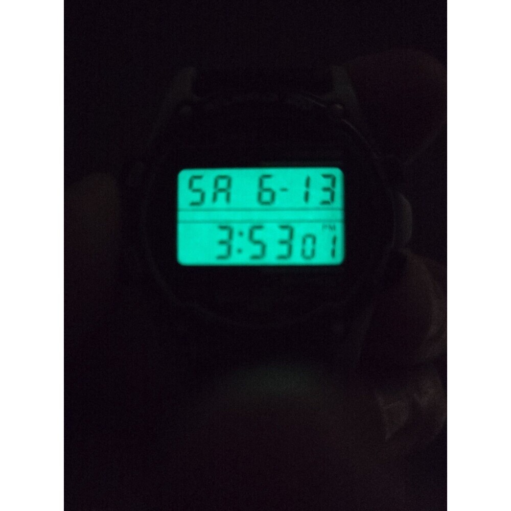 1993 Timex Atlantis 100 Indiglo Digital Watch Mens 40mm Chrono Alarm New Battery - Picture 14 of 14